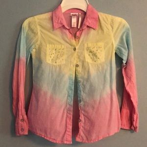 Multi colored Justice Shirt.